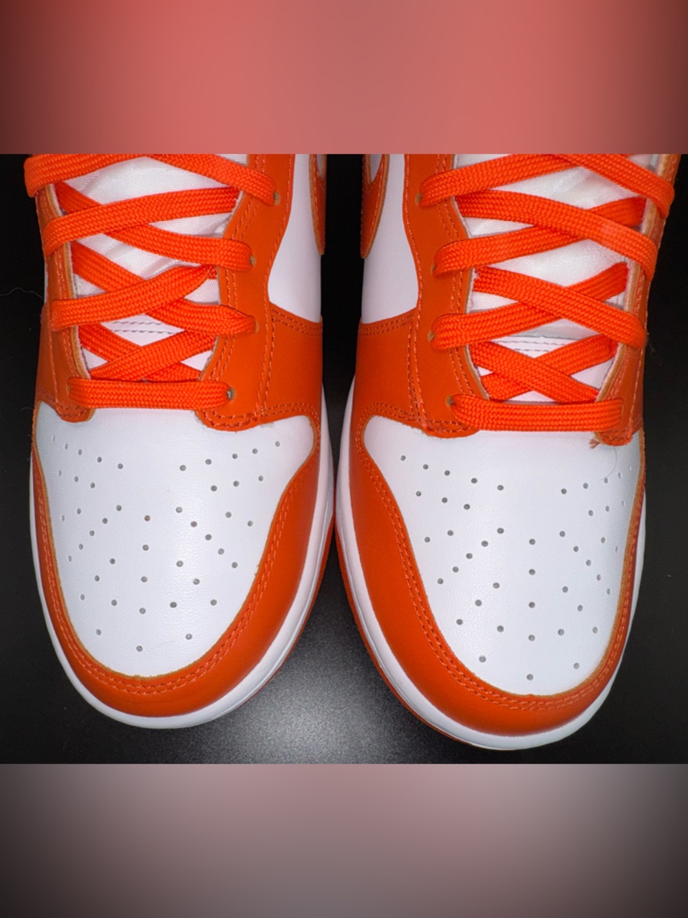 Nike Dunk Low Syracuse Orange Blaze DD1399-101 Men’s 10.5🔥 worn twice - Picture 8 of 16